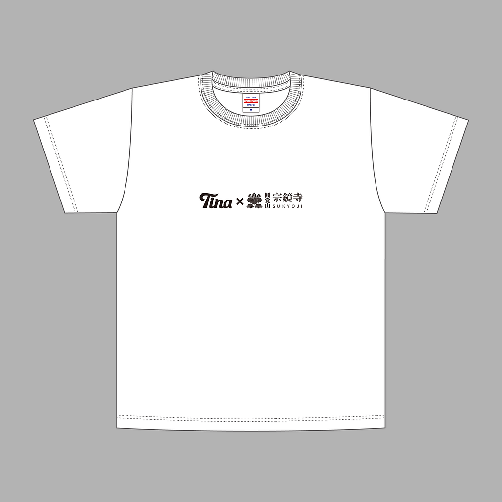 Tina×宗鏡寺 T-Shirts WHT