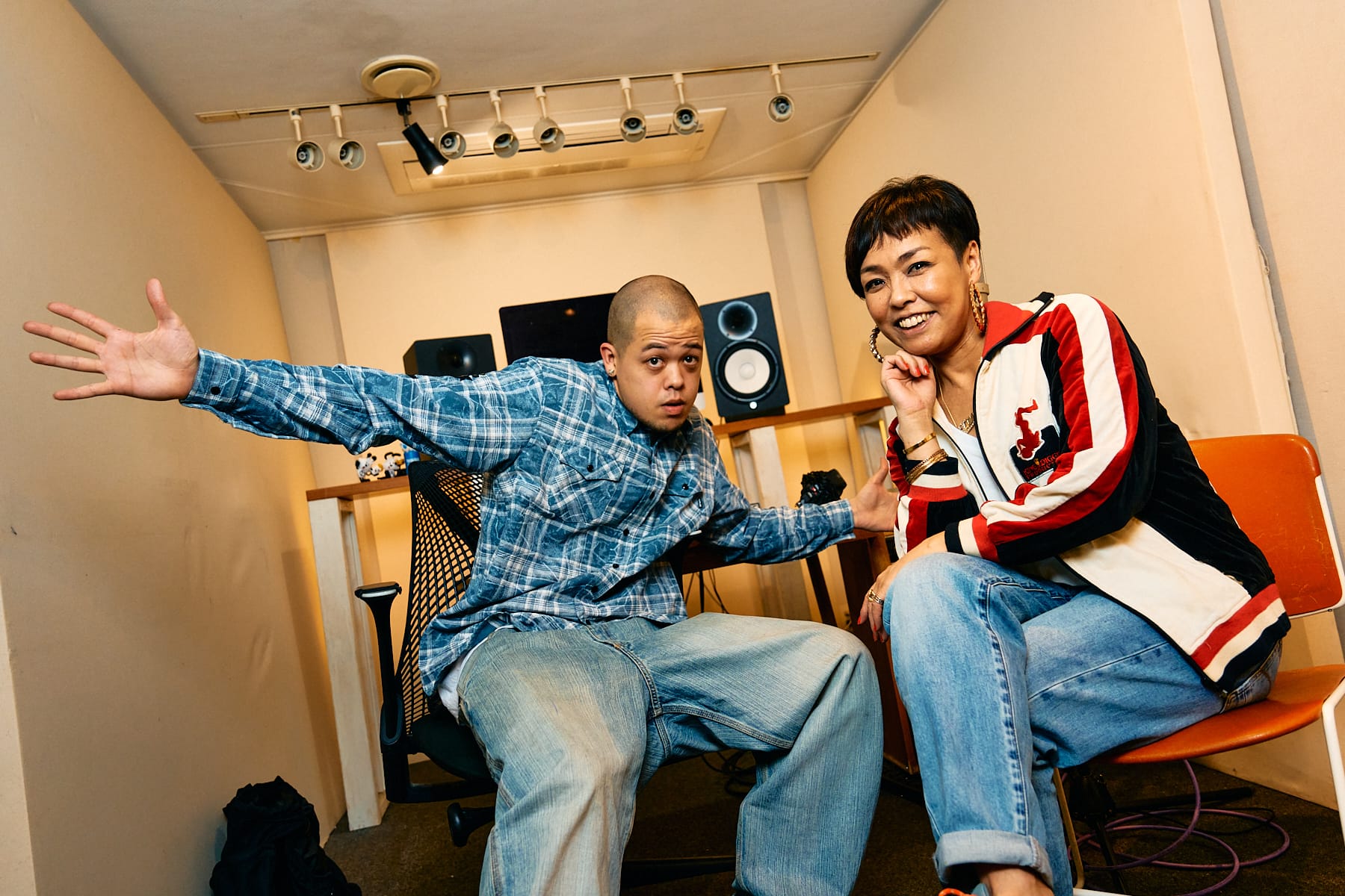 Promotional photo for Tina’s single "Tick Tock Boombap" featuring MIYACHI