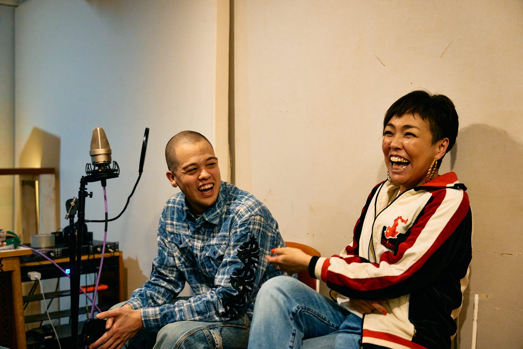 Promotional photo for Tina’s single "Tick Tock Boombap" featuring MIYACHI